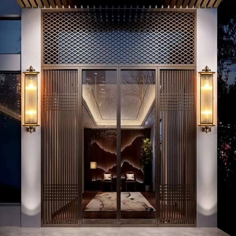 All Copper Outdoor Wall Light