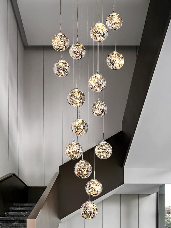 Glass Bubble Chandelier Modern Art Pendant